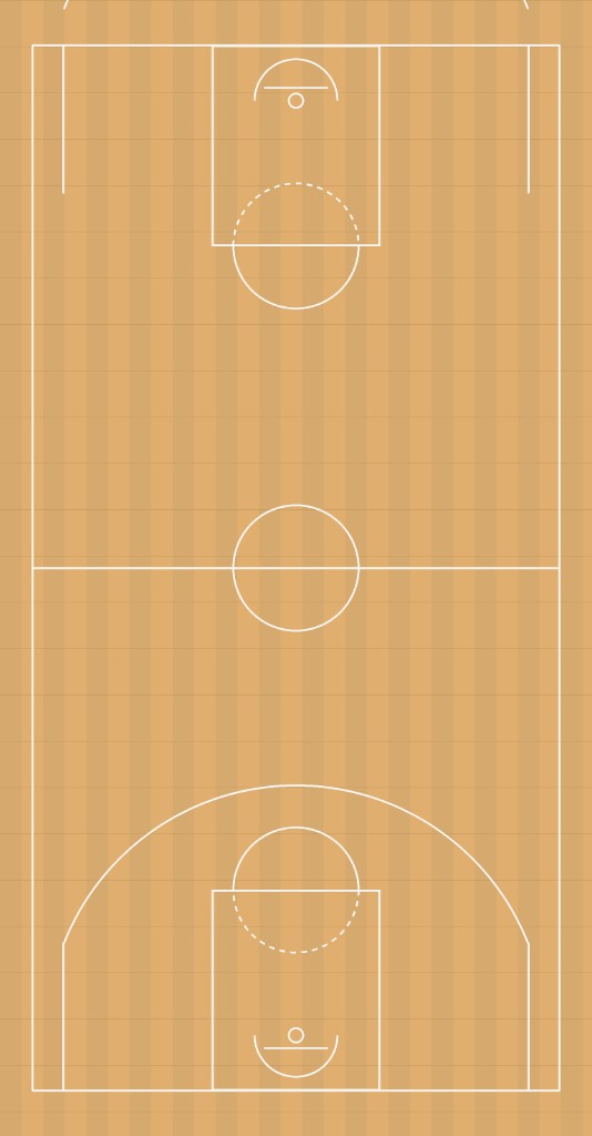 READYPLAY broadcast court styling from in-app art